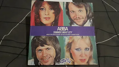 ABBA 7  Vinyl Summer Night City France 1979 Melba Label Rare • $25