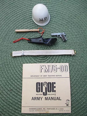Vintage Gi Joe 60's MP Small Arms Helmet Set. VG • $77