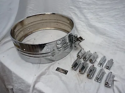 Pearl Vintage 1970's 'Watchstrap' 10 Lug Snare Drum Project Made In Japan MIJ • $61.65