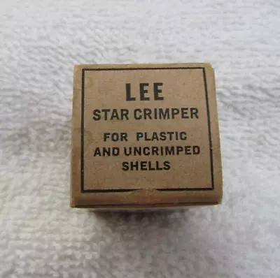 Lee Star Crimper / Crimp Starter For 16 Ga. Gauge Plastic & Uncrimped Shells • $67