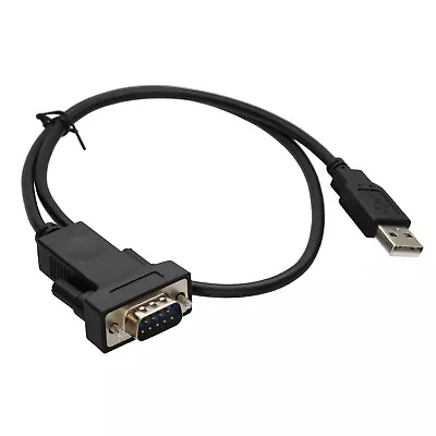 USB To Serial 9 Pin (RS-232/RS232) Adapter Cable PL2303GT Chipset Windows 10/11 • £10.75