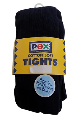 £7.49 • Buy Pex Cotton Soft Sunset One Pair Girl's Tights Colour Navy