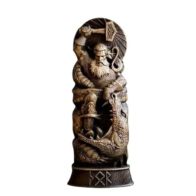 $45 • Buy 20 ANTIQUE Pantheon Resin Ornaments Freyja Statue Freya Norse Gods Carving 