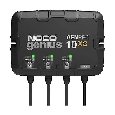 NOCO Genius GENPRO10X3 3-Bank 30A (10A/Bank) Smart Marine Battery Charger ... • $330.95