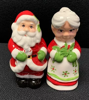 Mr. And Mrs. Claus Christmas Salt And Pepper Shakers • $12.50