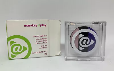 MARY KAY At Play Baked Eye Trio ~ PURPLE ECLIPSE 0.7 OZ ~ 081940 ~ NEW Old Stock • $4.19