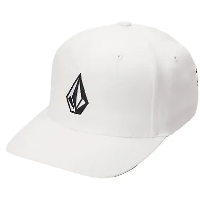 Volcom Men's Full Stone White Flexfit Hat Clothing Apparel Snowboarding Skate... • $31.45