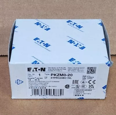 New EATON Moeller PKZM0-20   Motor Protective Circuit Breaker • $59.95