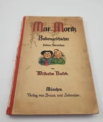 RARE Vtg 1930's Max Und Moritz  HC • $48.99