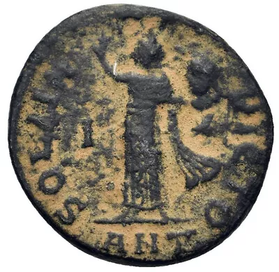 AA: Maximinus II (310-313). Æ Follis (204mm 4.8g). Antioch. Serapis Head A1309 • $19.95