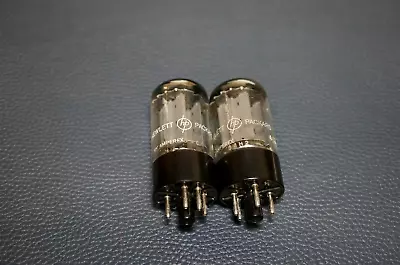 MATCHED PAIR MULLARD GZ34 / F32 5AR4 RECTIFIRE TUBES / SELECTED BY HP • $349