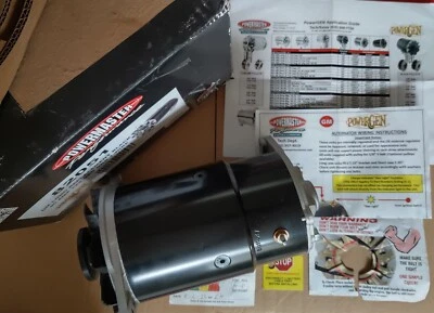 $325 • Buy New Powermaster Powergen Gm Black Long 90a 12v W/pulley For 3/8  Belt #82051