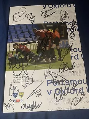 £30 • Buy Portsmouth FC SIGNED PROGRAMME