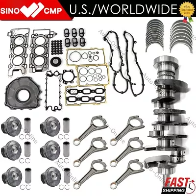 - V6 Rover Engine Rebuild Rod 3.0L AJ126 For Kit Jaguar Land Crankshaft Overhaul • $733.75