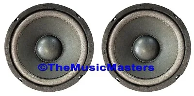 Pair 6.5  Home Audio WOOFER Speaker Cabinet Enclosure Stereo System Replacement • $44.99