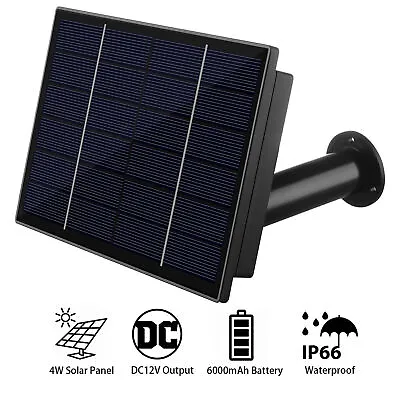 £36 • Buy 4W Trail Camera Solar Panels DC 12V/6V Output Solar Panel With 6000 MAh Battery