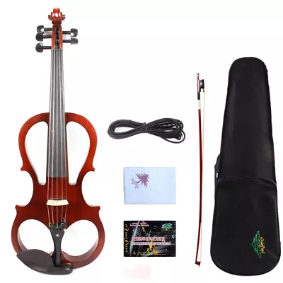 Advance Electric Violin 5 Strings Imitation Rosewood Violin Case Bow Hand Made  • $169