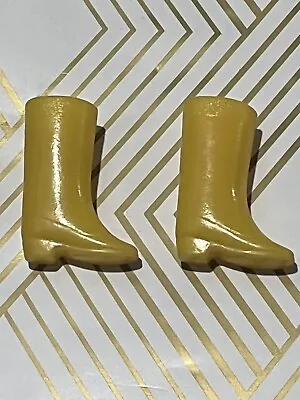 Vintage Twiggy / Francie Yellow Squishy Japan  Boots • $19