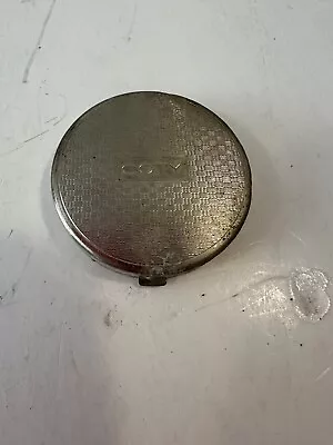 Vintage COTY Makeup Rouge Compact Original Case Silver Toned • $10