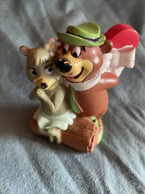 Vintage Yogi & Boo-boo Bear Plastic Figurine With Big Heart 1993 Rare • $15