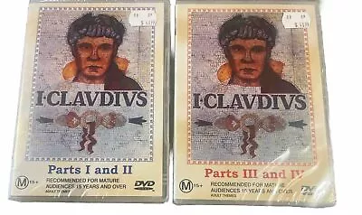 I Claudius - Parts 01 And 02 And 03 And 04 (DVD 1976) Brand New Sealed • £24.90