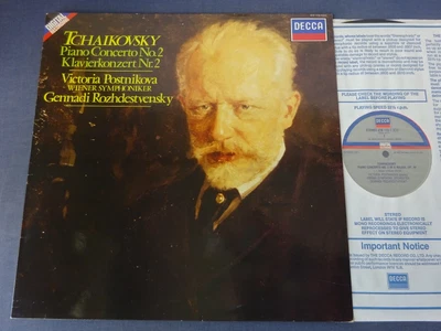 £4 • Buy TCHAIKOVSKY - PIANO CONCERTO NO 2 LP, VSO, Victoria Postnikova, DECCA 410 113-1