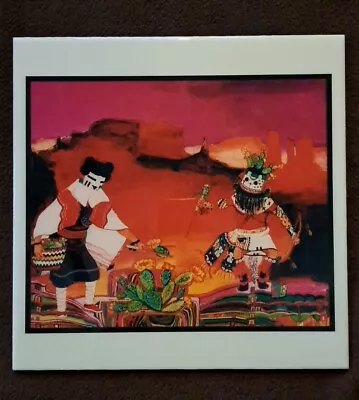 Vintage Artiles ByA.R.T.C.O...Native Ceremonial Scene12x12 New MexicoUSA • $29.95