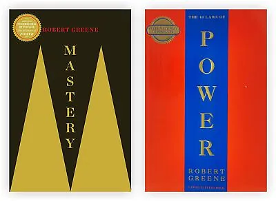 Robert Greene 2 Books Collection Set (Mastery 48 Laws Of Power) NEW Paperback • $38.90