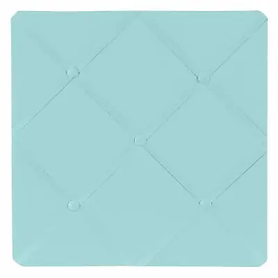 Sweet Jojo Designs Turquoise Blue Fabric Memory/Memo Photo Bulletin BoardOpened • $18.90