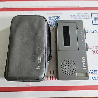 Vtg Dictaphone 3254 Portable Handheld Mini Cassette Tested Pouch  VERY GOOD (M18 • $90