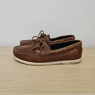 Dubarry Of Ireland Regatta Navigator Sailing Deck Boat Brown Shoes Sz Uk 9 Eu 43 • £39.99