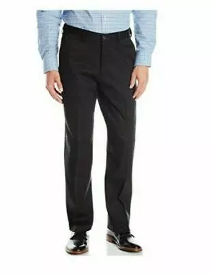 Haggar Men's Waist Pants Classic Fit Non Iron Wrinkle Free Hidden Comfort • $20.02