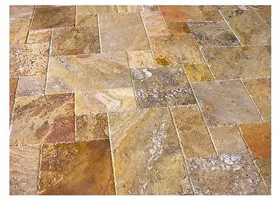 Scabos Travertine Versailles / Ashlar Pattern Tiles • $14