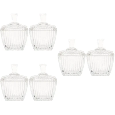 £20.14 • Buy 2 Pcs Candy Jar Glass Clear Candy Buffet Jars Decorative Candy Server