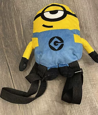 Despicable Me 3 Minion Figure Plush 9  Mini Toddler Backpack Adjustable Straps • $7.99