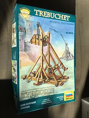 Zvezda 8516 Medieval War Trebuchet Catapult Siege Engine Kit In 1/72 Scale New • $14.99