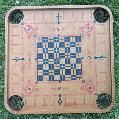 Vintage Carrom Wooden Double Sided Game Board No. 1 Archarena Style E • $59.91