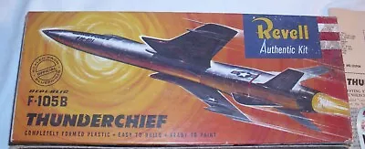 Revell F-105b Thunderchief Jet Aircraft Model Kit H-285:89 1958 • $24.99