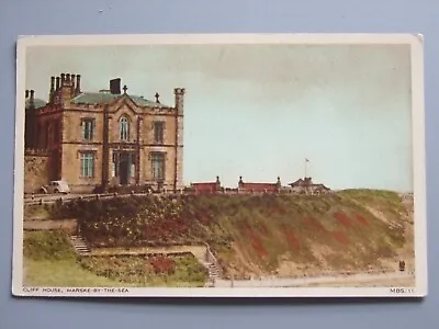 Postcard Marske By The Sea Cliff House • £3