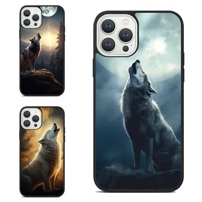 Moon Sky Wolf Forest For IPhone 11 12 13 14 15 Pro Max Mini Universal Case • $9.99