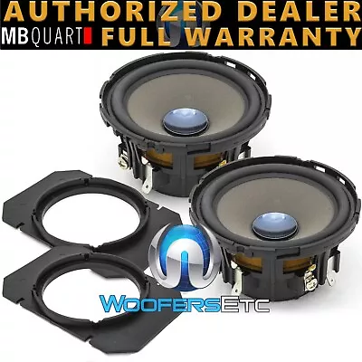 Mb Quart Pmd-100 Original German 4  Premium Midrange Speakers & 4x6  Brackets • $149.99