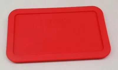 NEW Pyrex 7214 Rectangle Dish Microwave Safe Storage Lid Cover RED  BPA Free • $1.50
