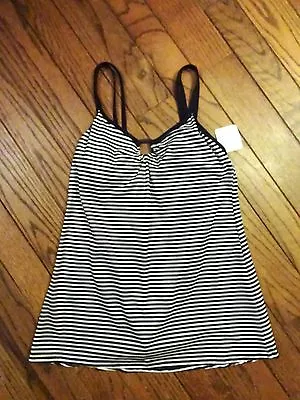 Mainstream Swimdress Swimsuit - Black And White Stripes   $68.00 • $7.99