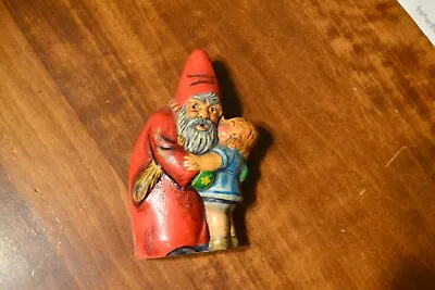 VAILLANCOURT Folk Art -1992 3rd Annual Starlight Santa - Little Girl W/Santa • $65