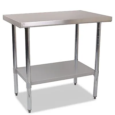 £129 • Buy Commercial Catering Grade Stainless Steel Work Bench Kitchen Top /Table -1200mm 