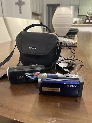 Sony Handycam DCR-SX45 & CX230 Lot Of 2 Digital Camcorders Fully Tested !! • $149.99