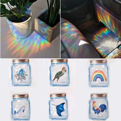 DIY Window Decal Mirror Sticker Wall Stickers Sun Catcher Rainbow Maker • $11.92