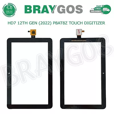 For Amazon Fire HD7 12th Gen (2022) P8AT8Z Touch Screen Digitizer Replacement • £14.95