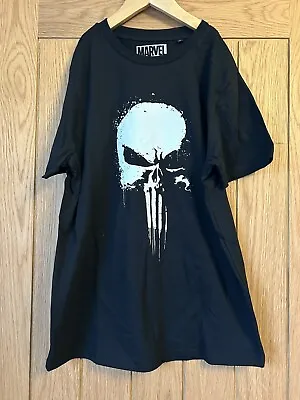 Marvel The Punisher Skull Black Mens T-shirt Size S • £7.99