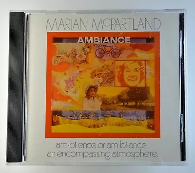 Marian Mcpartland Ambiance Rare 11 Track Cd • $4.99